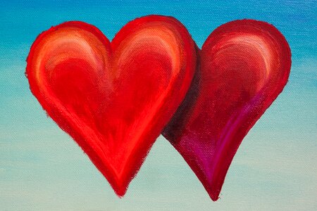 Painted wedding romance