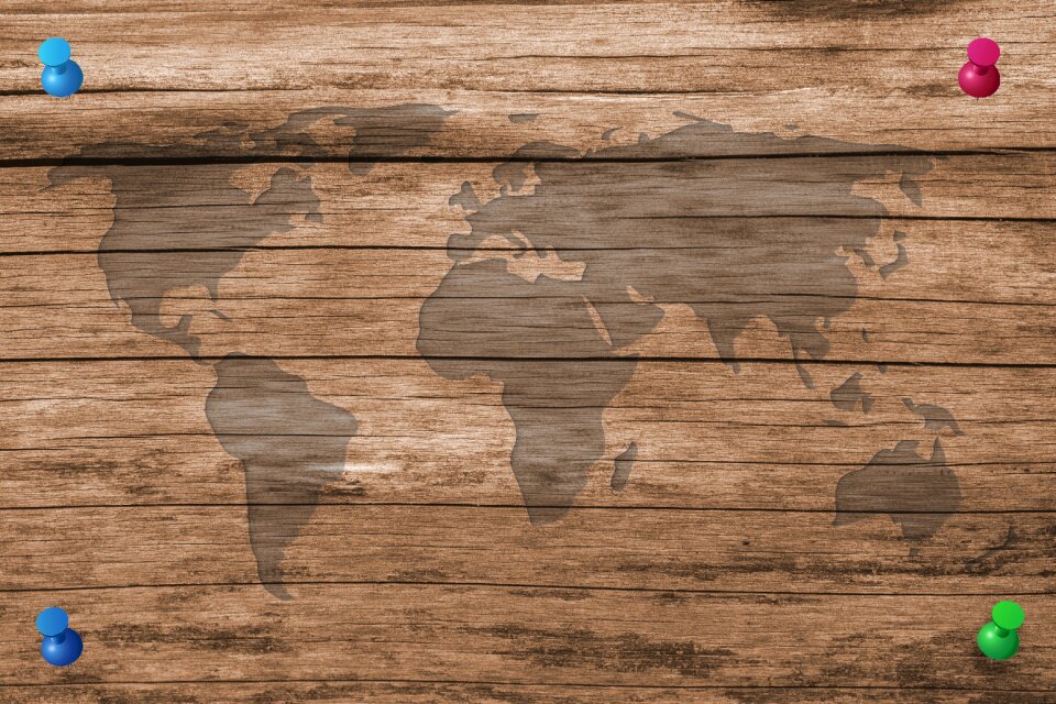 World map of the world boards
