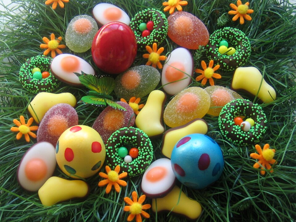 Egg colorful decoration