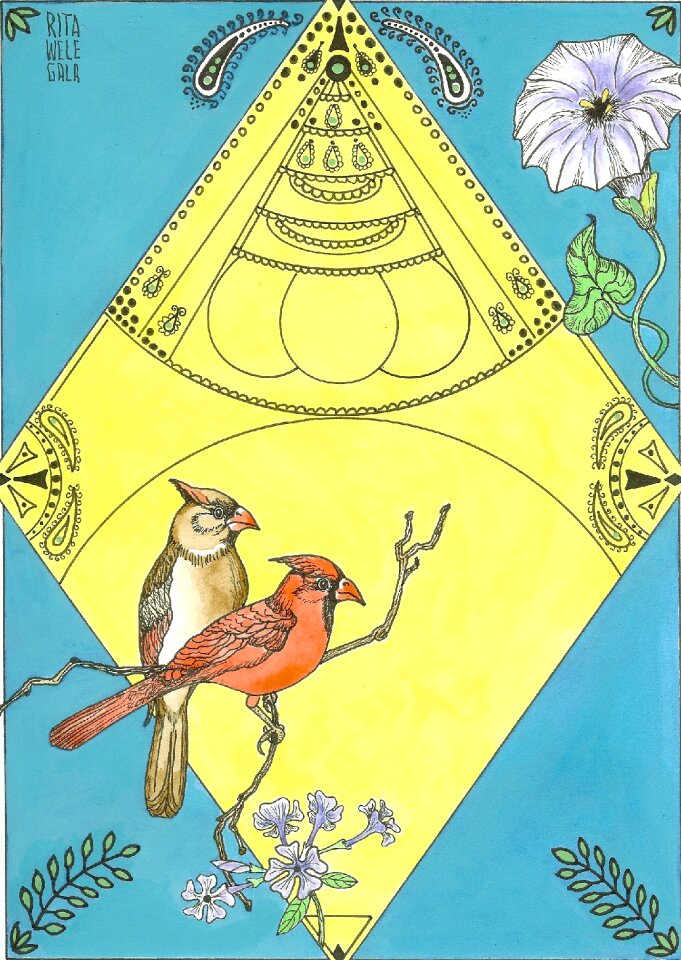 Galacurlz floral songbird