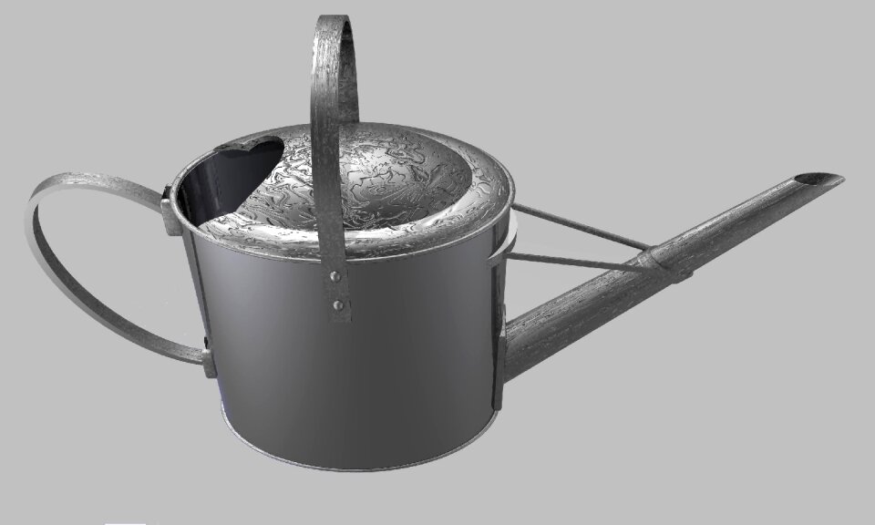 Pouring steel silver