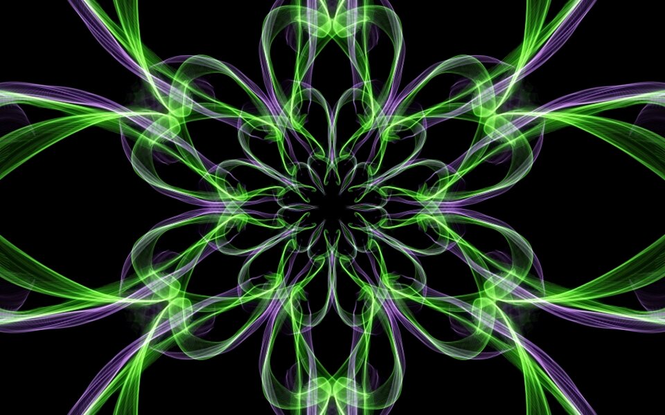 Colorful silk floral