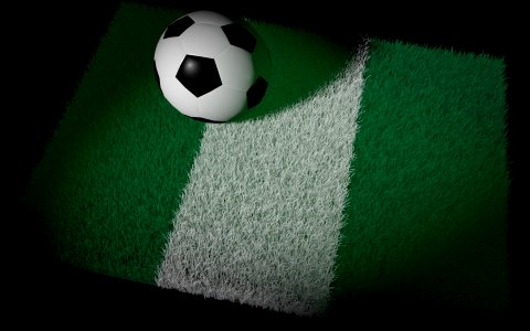 World championship national colours football match