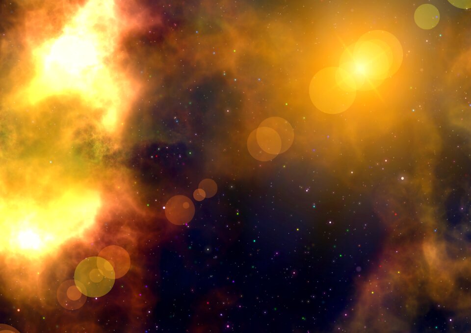 Astronautics space travel starry sky