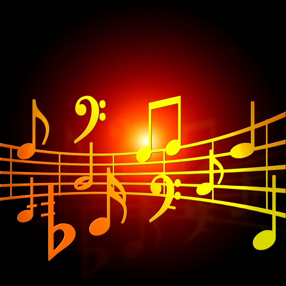 Concert musician notenblatt