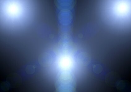 Circle light points