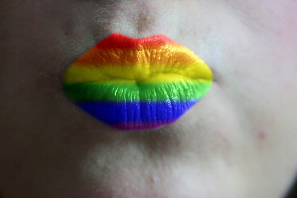 Flag lipstick beauty