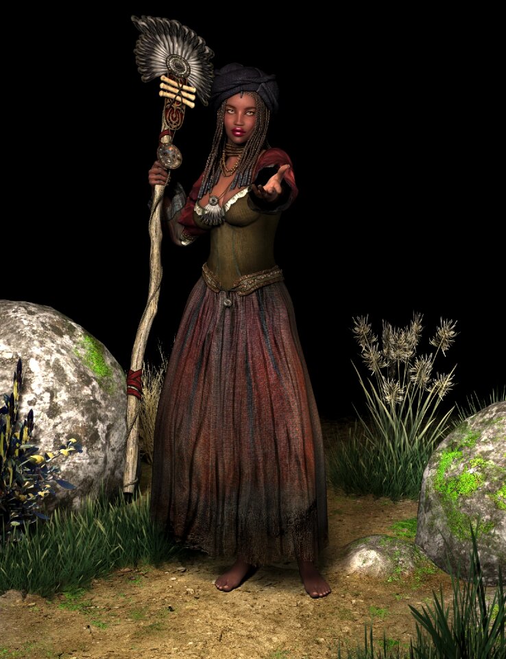 Control color medicine woman
