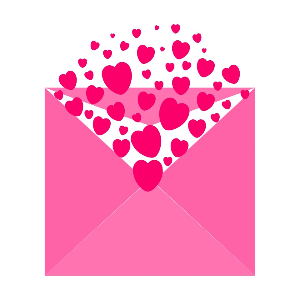 Envelope romance love