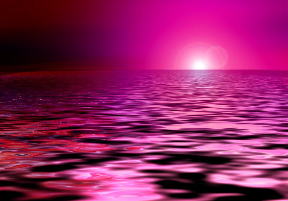 Abstract pink surreal