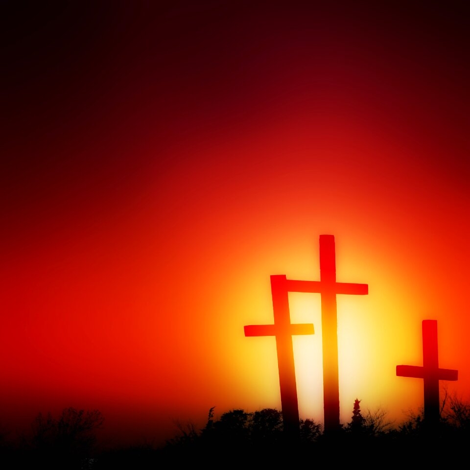 Crucifixion resurrection bible