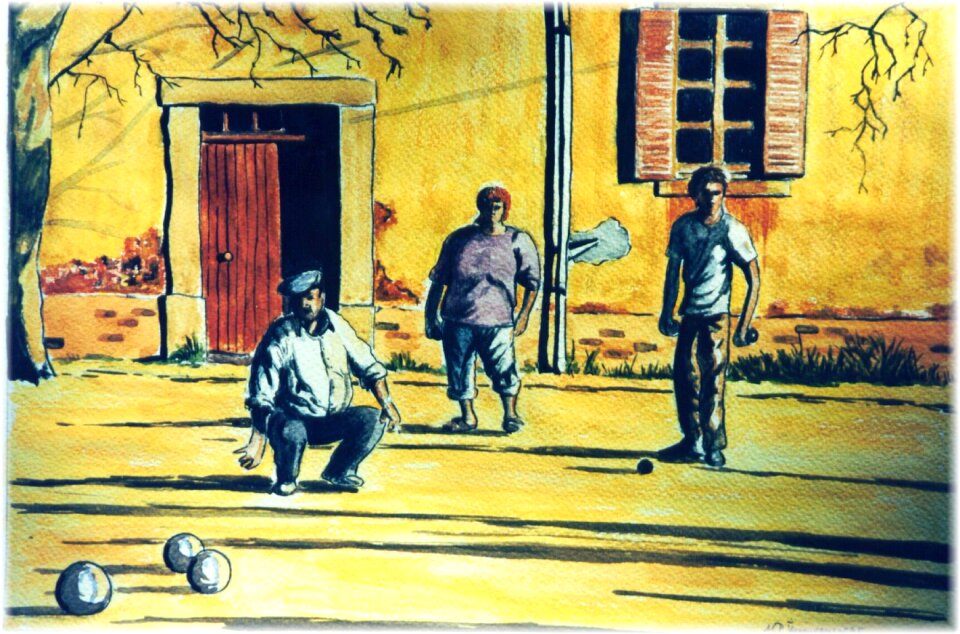 Bocce human Free illustrations