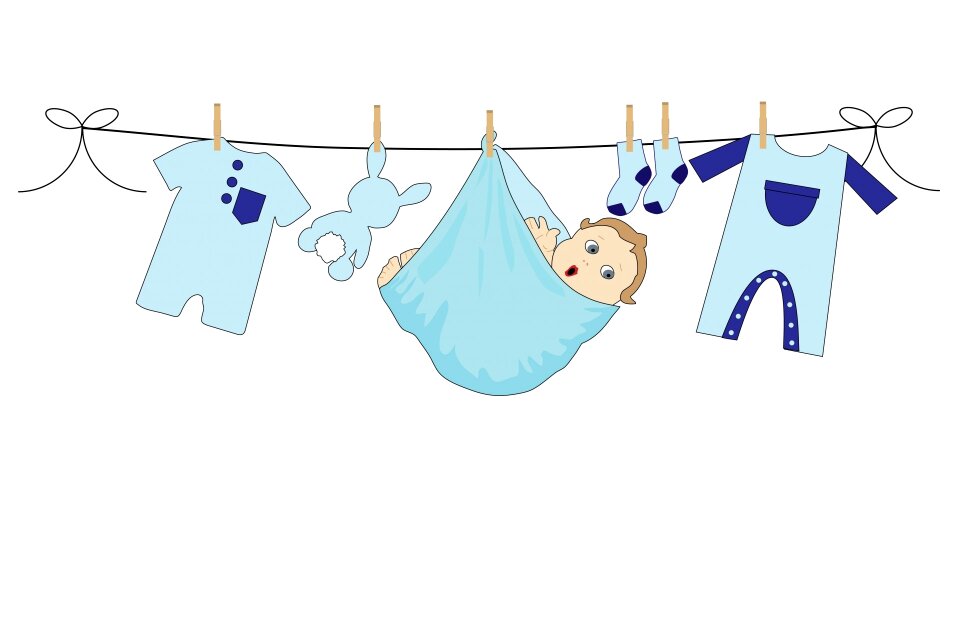 Clothes line washing