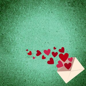Greeting card love valentine