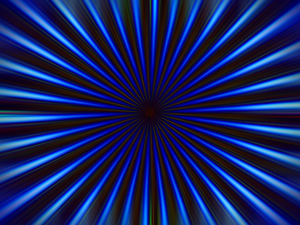 Art fractal rays