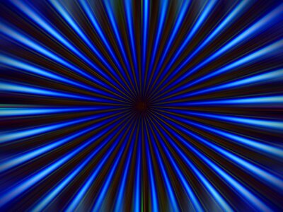 Art fractal rays