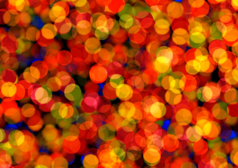 Orange background light
