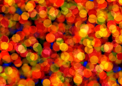 Orange background light