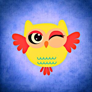 Funny bird Free illustrations