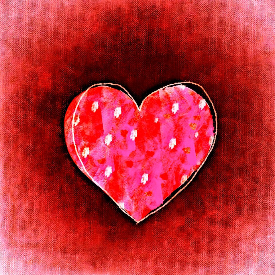 Greeting card background romance