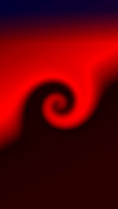 Red abstract eddy