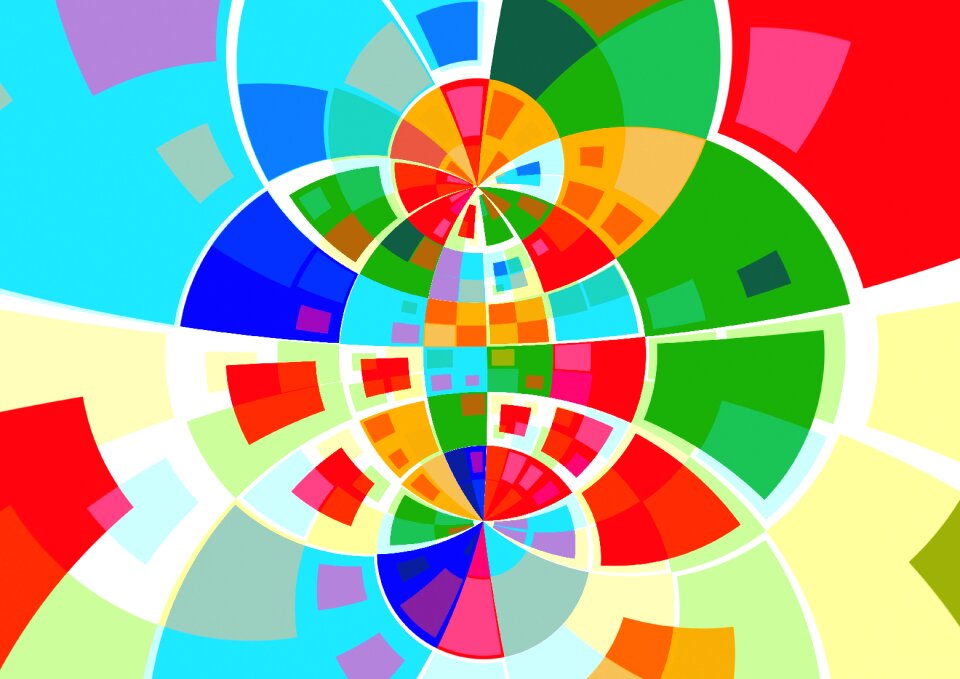Pattern movement colorful