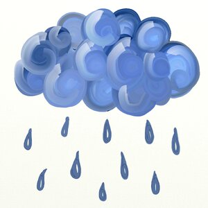 Rain raining water