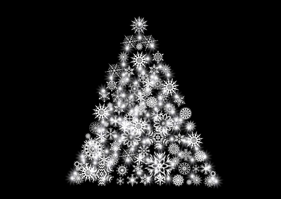 Christmas tree decoration december