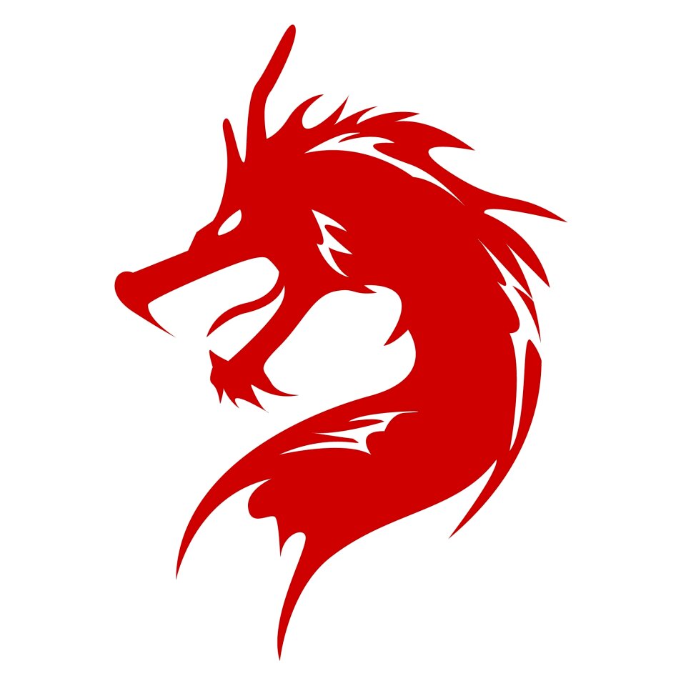 Red dragon logo Free illustrations