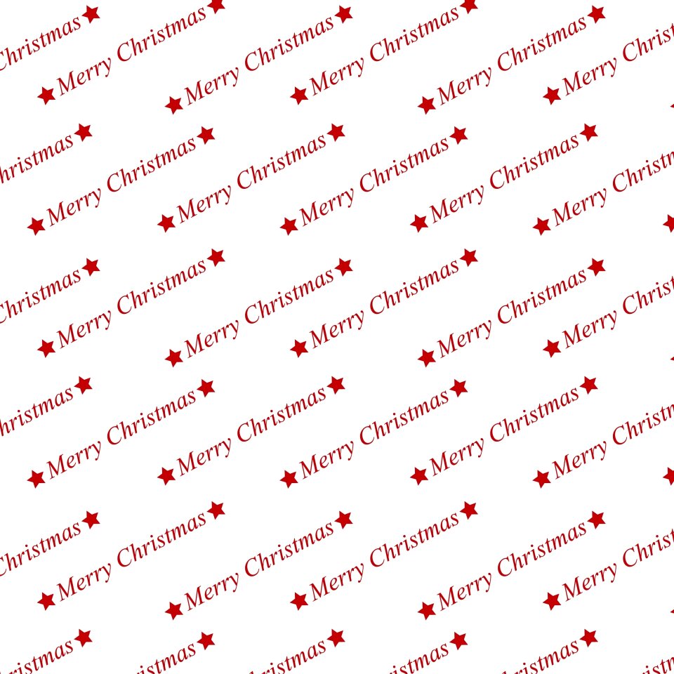 Text red white