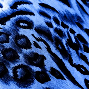 Fabric animal blue