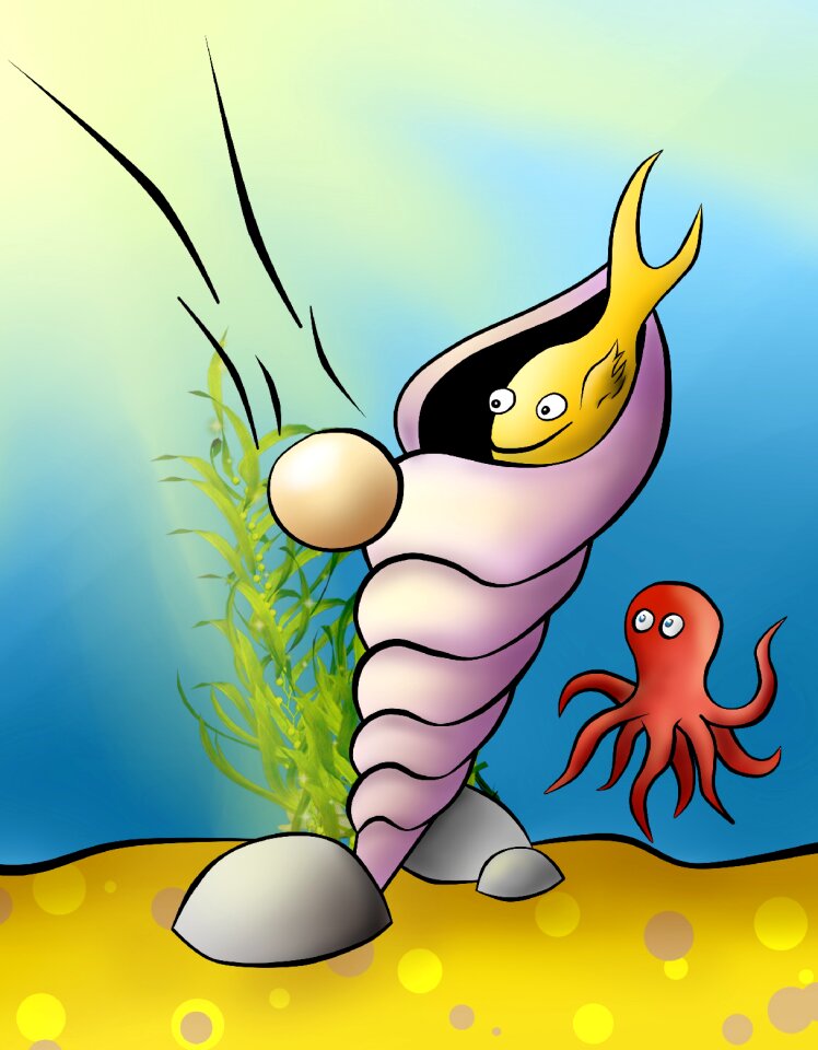 Sand weed fish