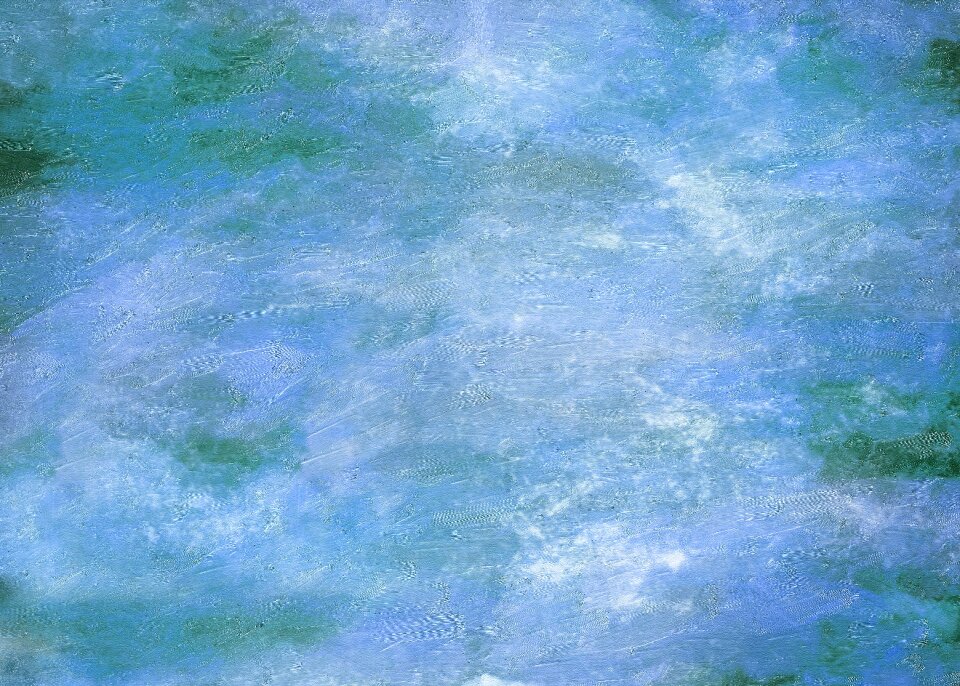 Green landscape seascape