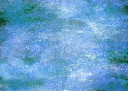 Green landscape seascape