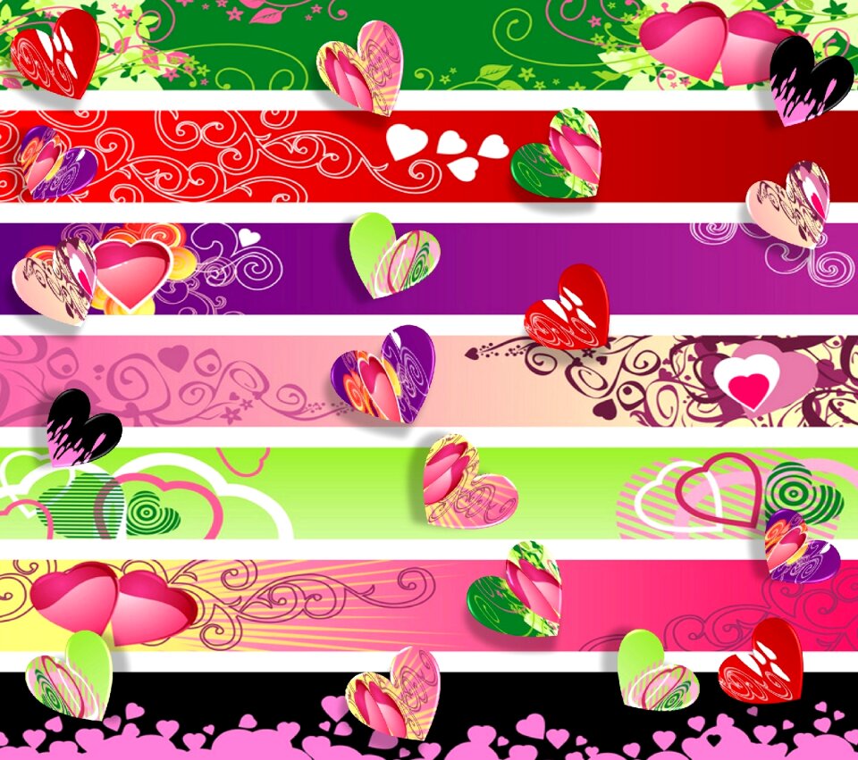 Creative abstract banners
