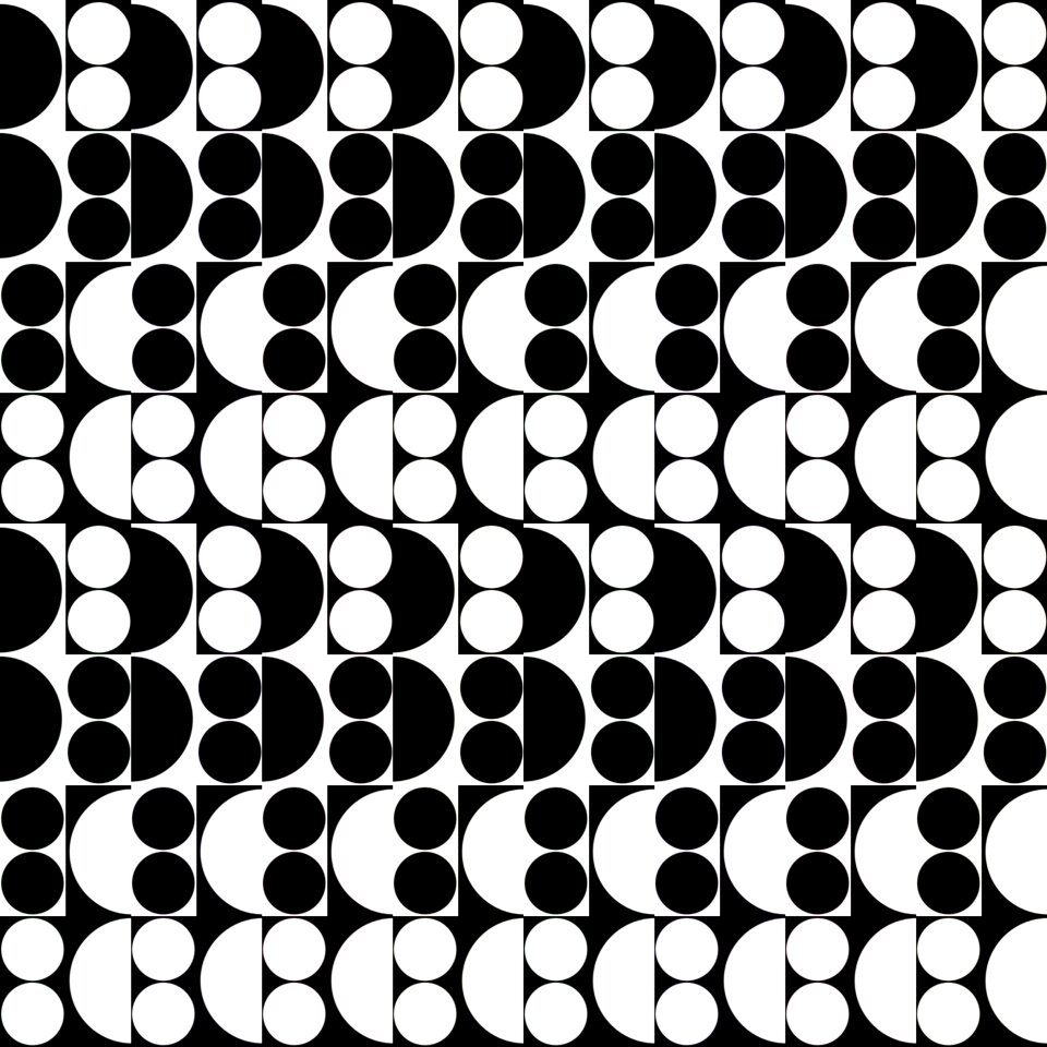 Geometric digital art