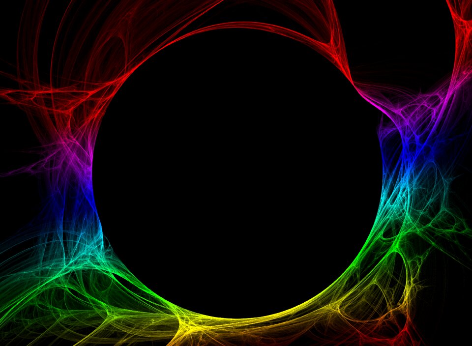 Abstract light irrlichter
