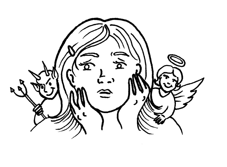 Demon double-minded Free illustrations