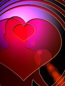 Heart love valentine