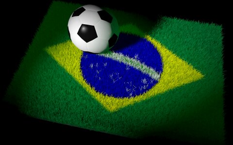 World cup national colours football match