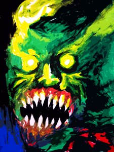 Personality scary monster