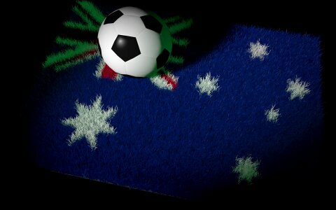 World cup national colours football match