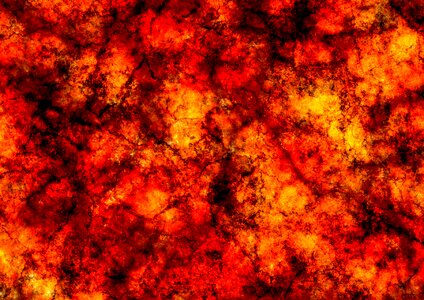 Embers red orange