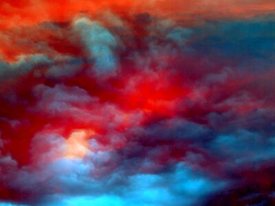 Abstract sky blue
