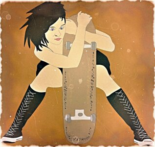 Woman girl Free illustrations