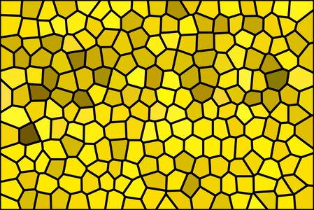 Pattern tile yellow