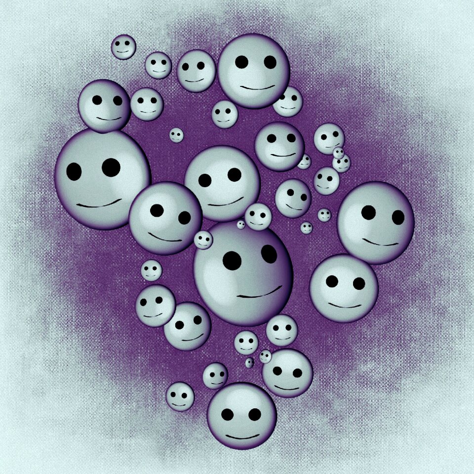 Smile face joy