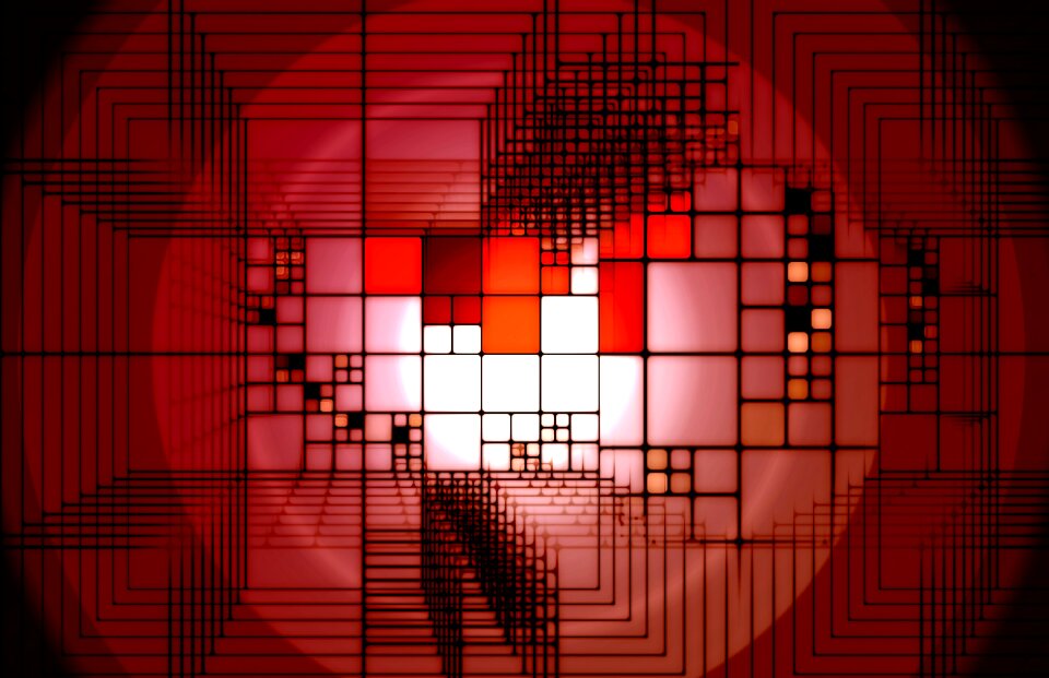 Light beam texture mosaic