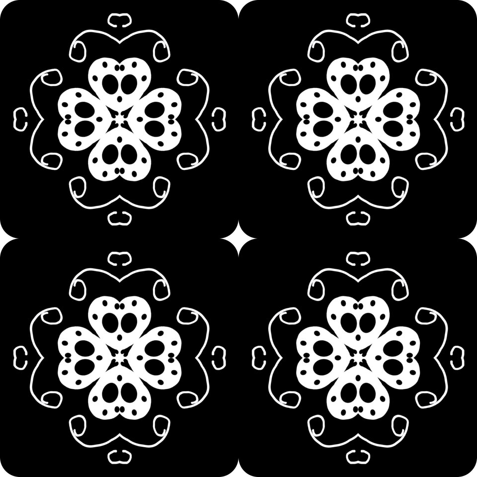 Abstract decoration flower