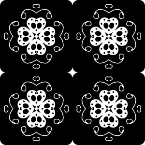 Abstract decoration flower